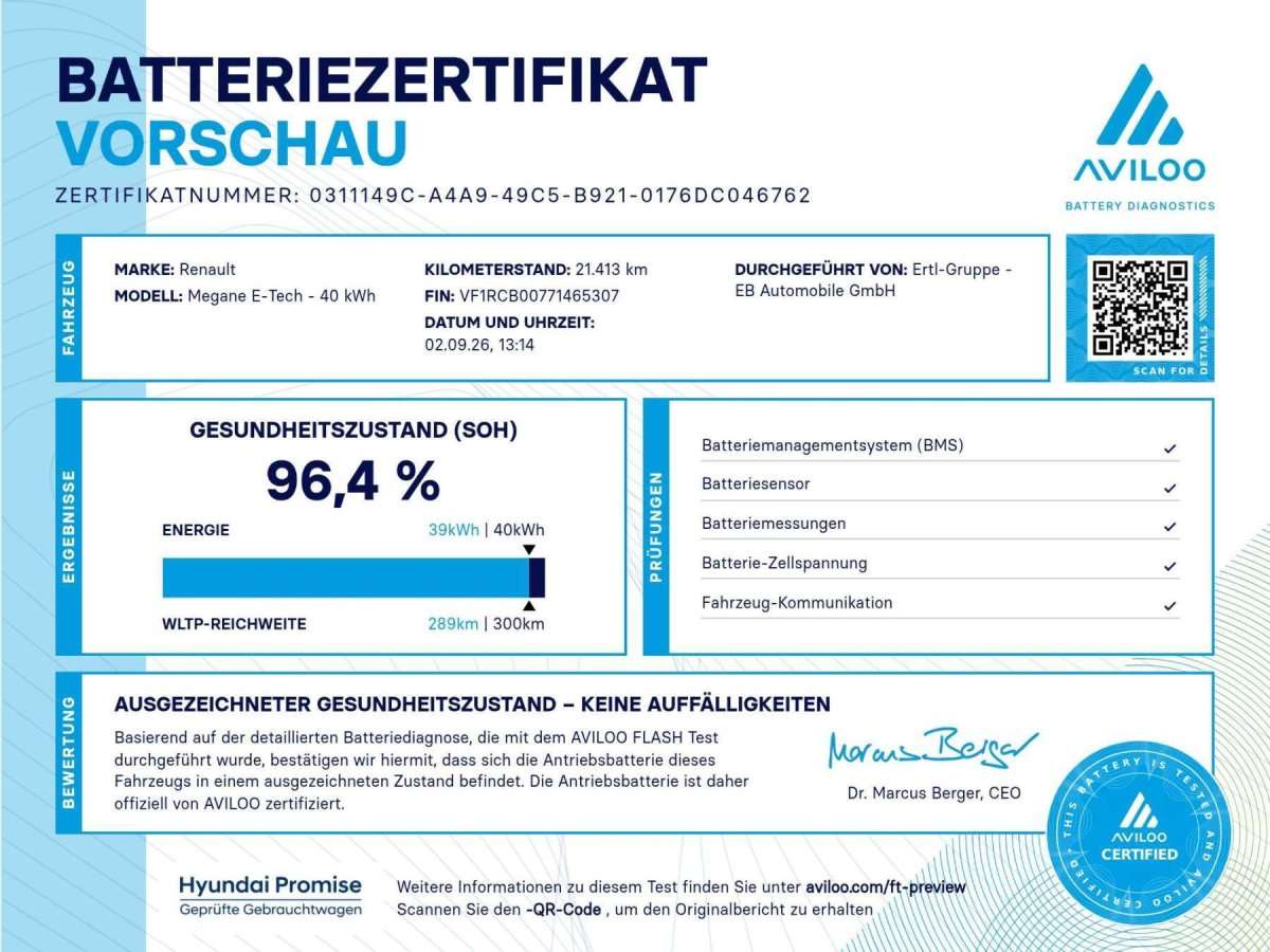 Fahrzeugbild eines Renault Megane E-TECH
