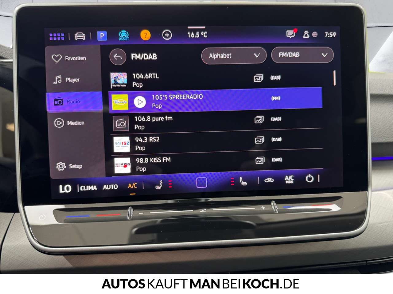 Fahrzeugbild eines Volkswagen Golf