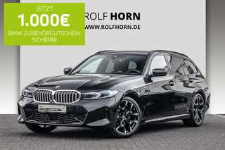 Schräge Frontansicht auf einen BMW 3er-Reihe , freigestellt