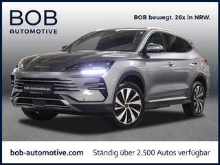 Schräge Frontansicht auf einen BYD Seal U , freigestellt