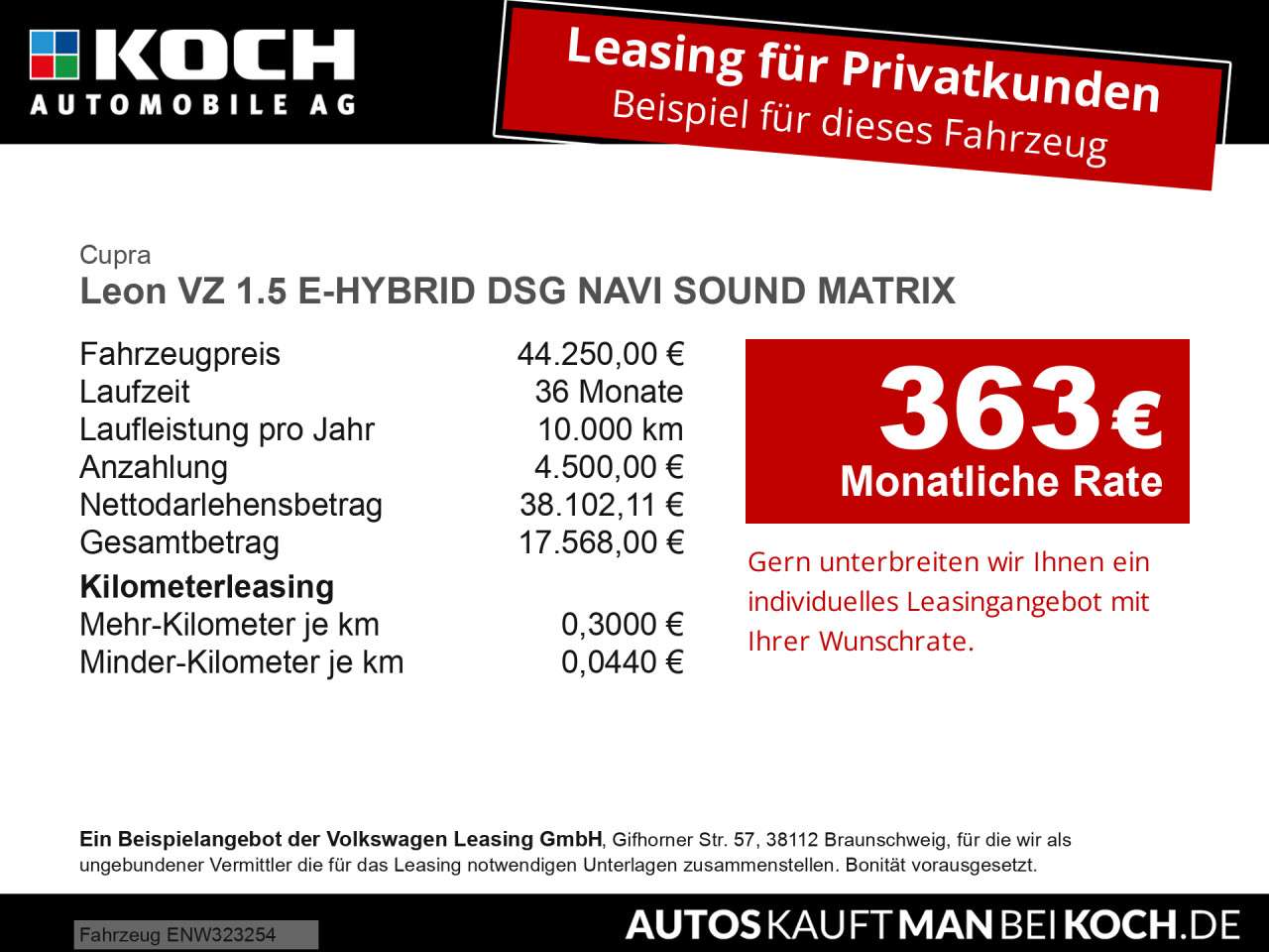 Fahrzeugbild eines CUPRA Leon
