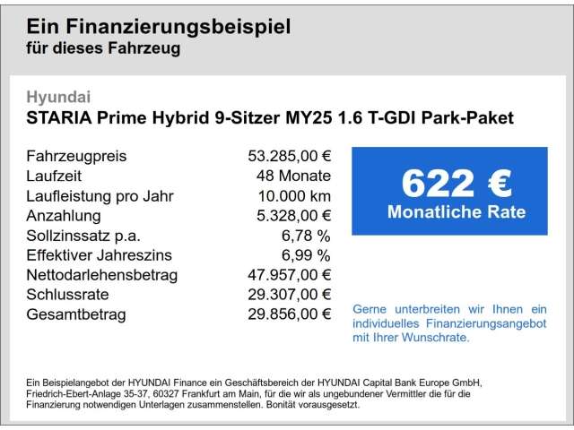 Fahrzeugbild eines Hyundai Staria