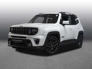 Schräge Frontansicht auf einen Jeep Renegade , freigestellt