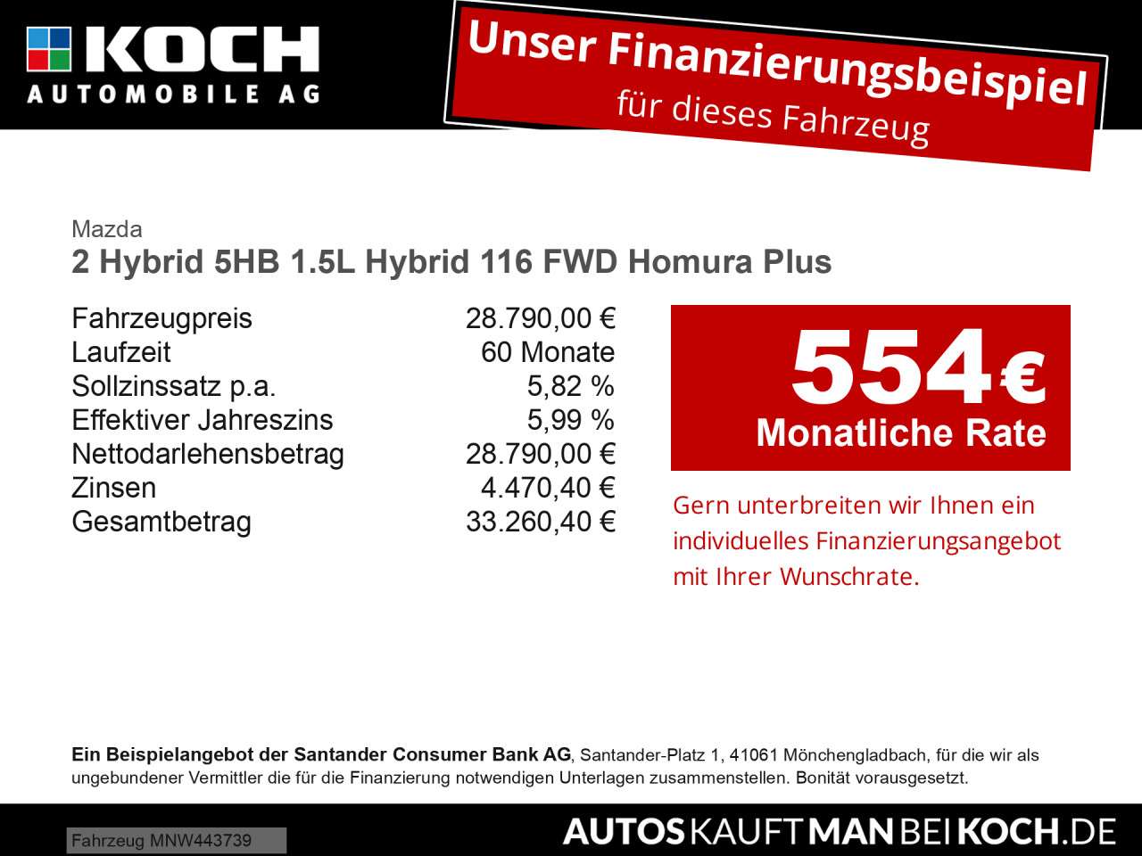 Fahrzeugbild eines Mazda Mazda2 Hybrid