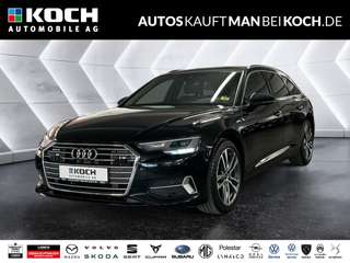 Schräge Frontansicht auf einen Audi A6 , freigestellt