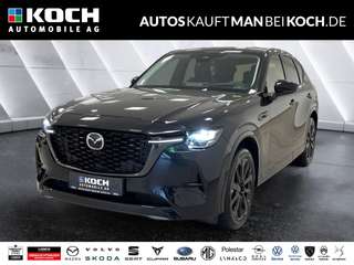 Schräge Frontansicht auf einen Mazda CX-60 , freigestellt