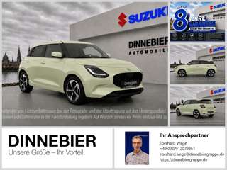 Schräge Frontansicht auf einen Suzuki Swift , freigestellt
