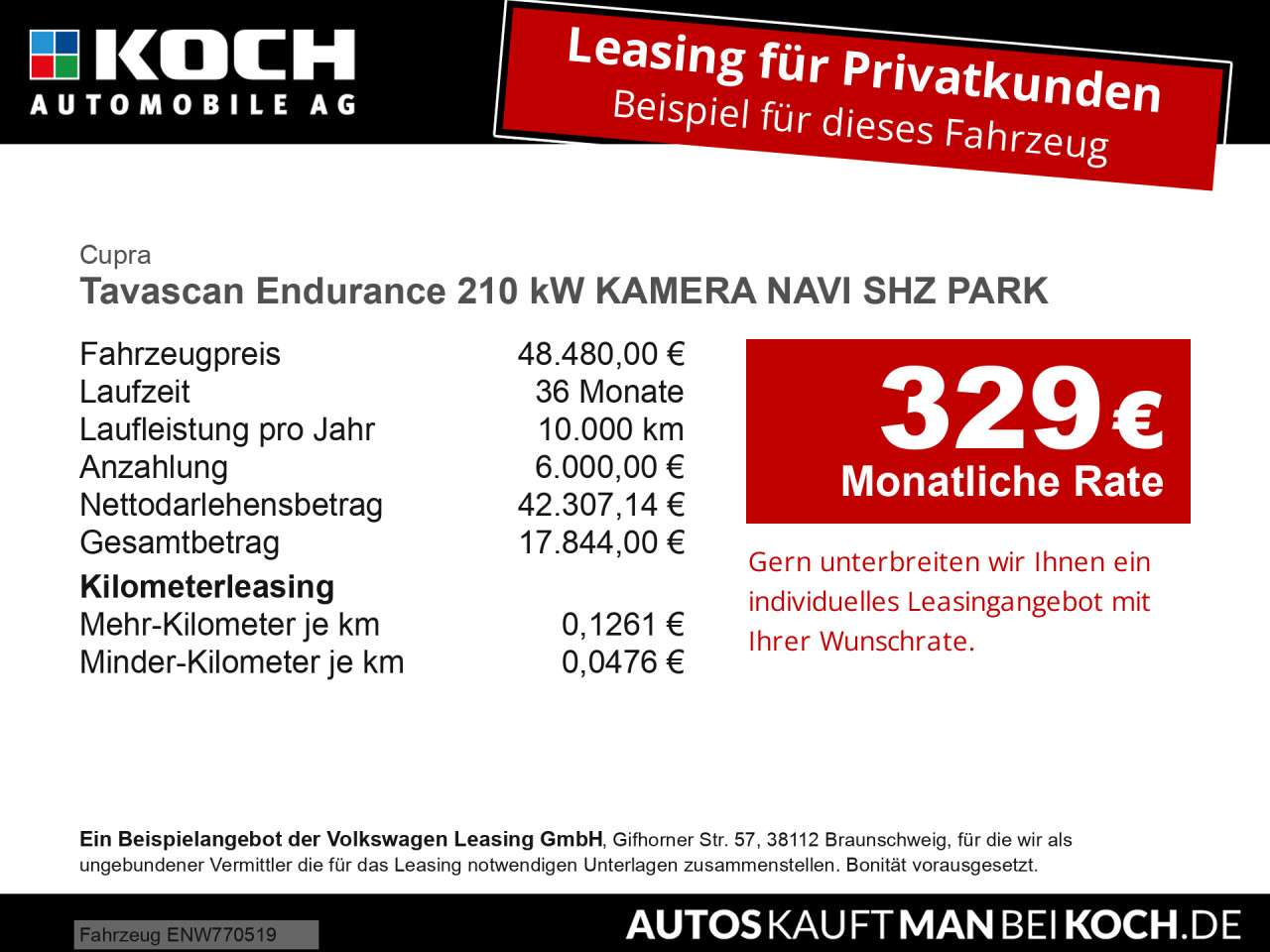 Fahrzeugbild eines CUPRA Tavascan