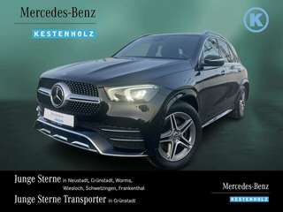 Schräge Frontansicht auf einen Mercedes-Benz GLE , freigestellt