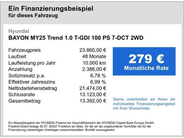 Fahrzeugbild eines Hyundai Bayon