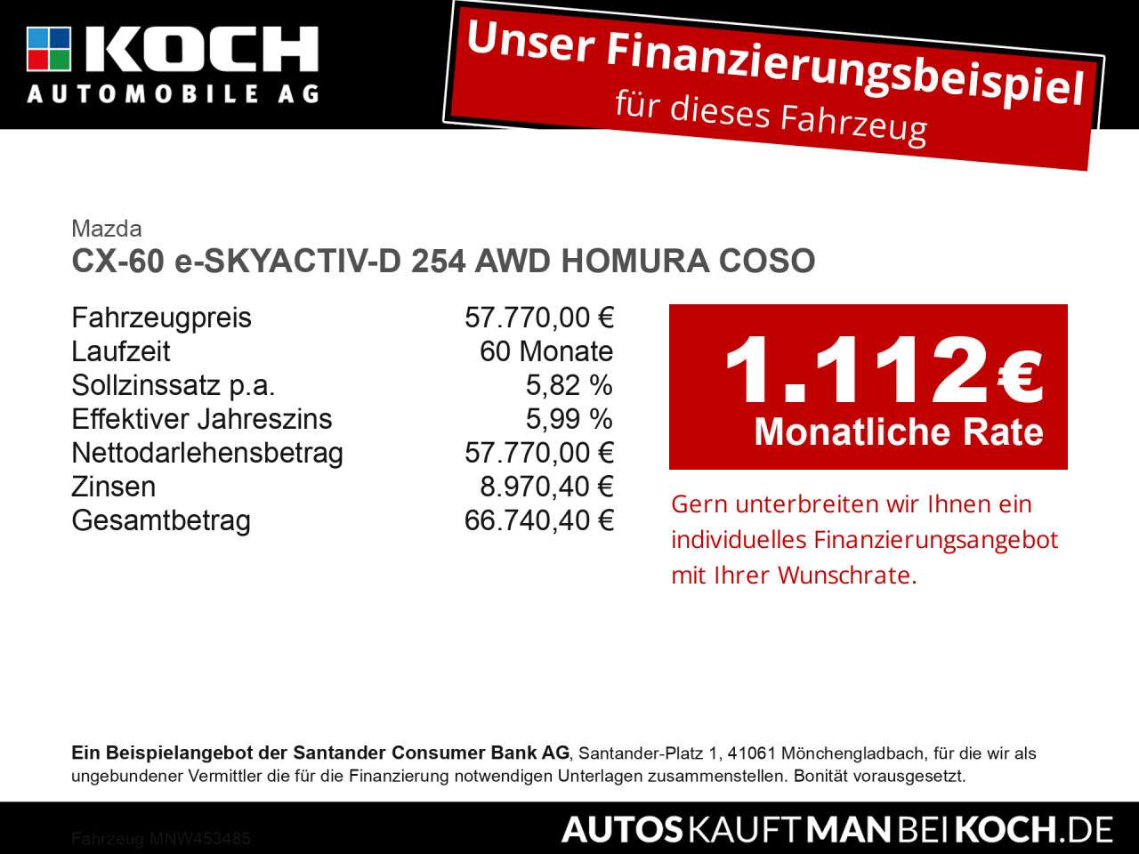 Fahrzeugbild eines Mazda CX-60