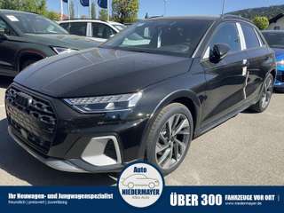 Schräge Frontansicht auf einen Audi A3 , freigestellt