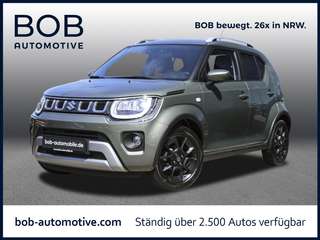 Schräge Frontansicht auf einen Suzuki Ignis , freigestellt