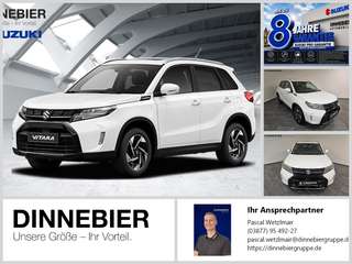 Schräge Frontansicht auf einen Suzuki Vitara , freigestellt