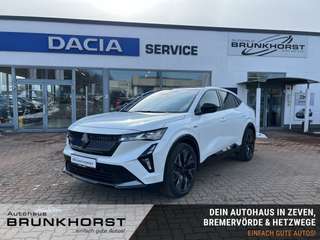 Schräge Frontansicht auf einen Renault Rafale , freigestellt