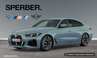 Schräge Frontansicht auf einen BMW 4er-Reihe , freigestellt