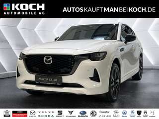 Schräge Frontansicht auf einen Mazda CX-60 , freigestellt