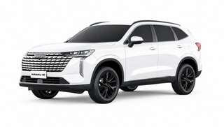 Schräge Frontansicht auf einen GWM Haval H6 , freigestellt