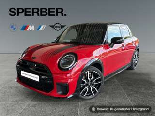 Schräge Frontansicht auf einen MINI COOPER , freigestellt