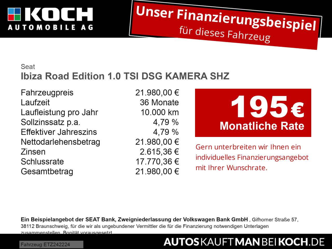 Fahrzeugbild eines SEAT Ibiza