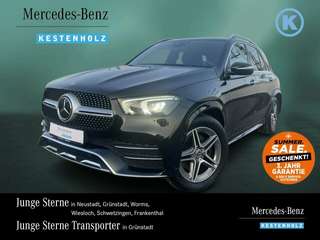Schräge Frontansicht auf einen Mercedes-Benz GLE , freigestellt