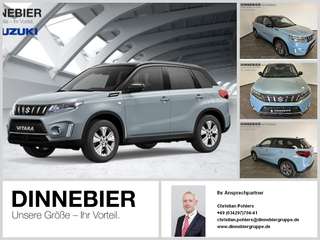 Schräge Frontansicht auf einen Suzuki Vitara , freigestellt