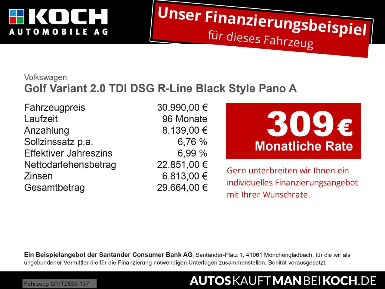 Fahrzeugbild eines Volkswagen Golf