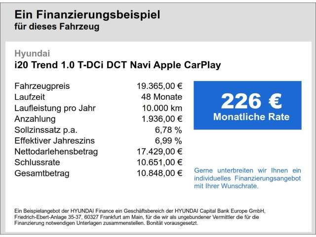 Fahrzeugbild eines Hyundai i20