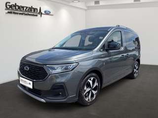 Schräge Frontansicht auf einen Ford Tourneo Connect , freigestellt