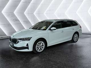 Schräge Frontansicht auf einen Skoda Octavia , freigestellt