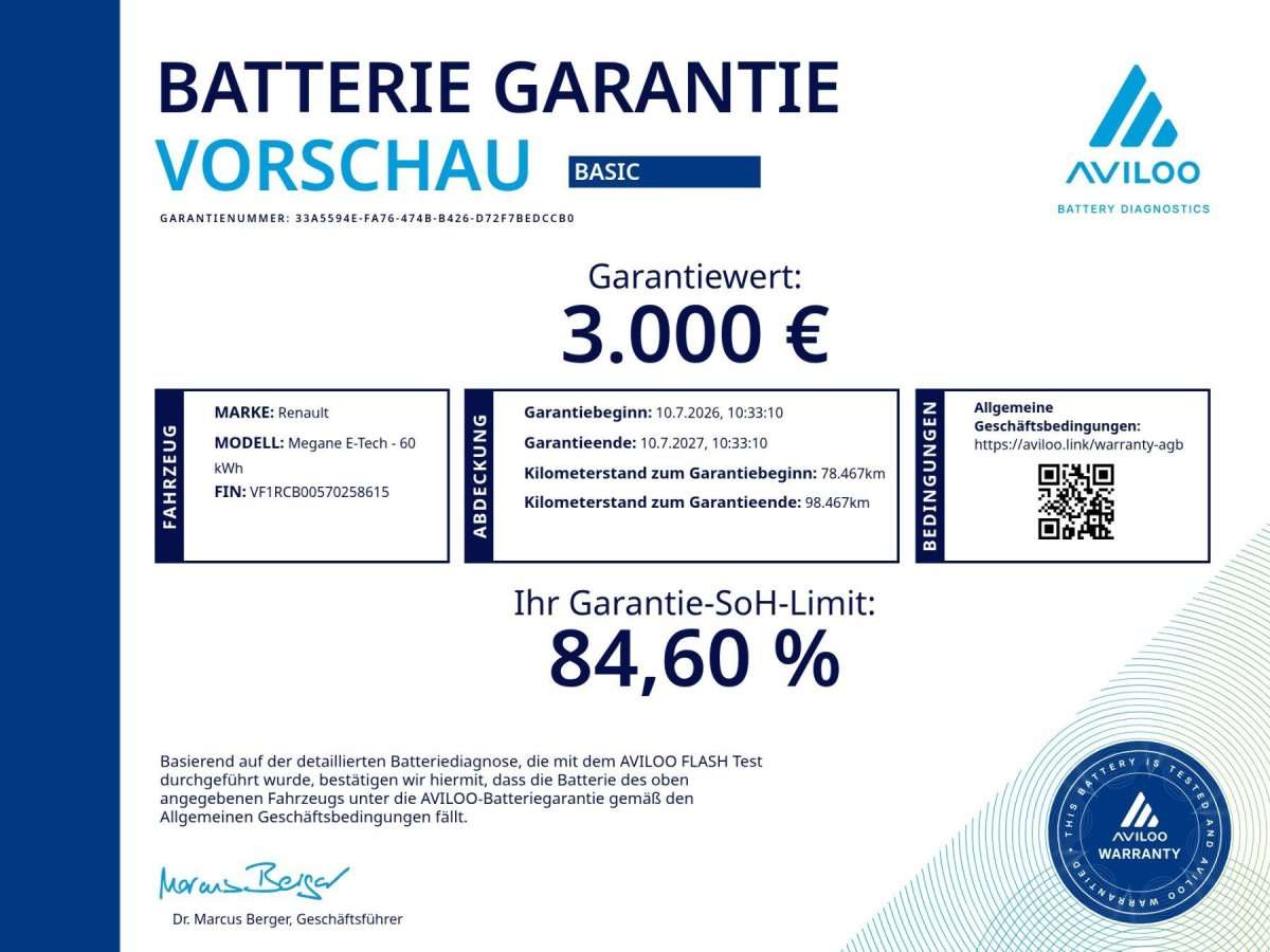 Fahrzeugbild eines Renault Megane E-TECH