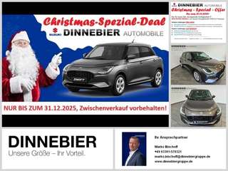 Schräge Frontansicht auf einen Suzuki Swift , freigestellt