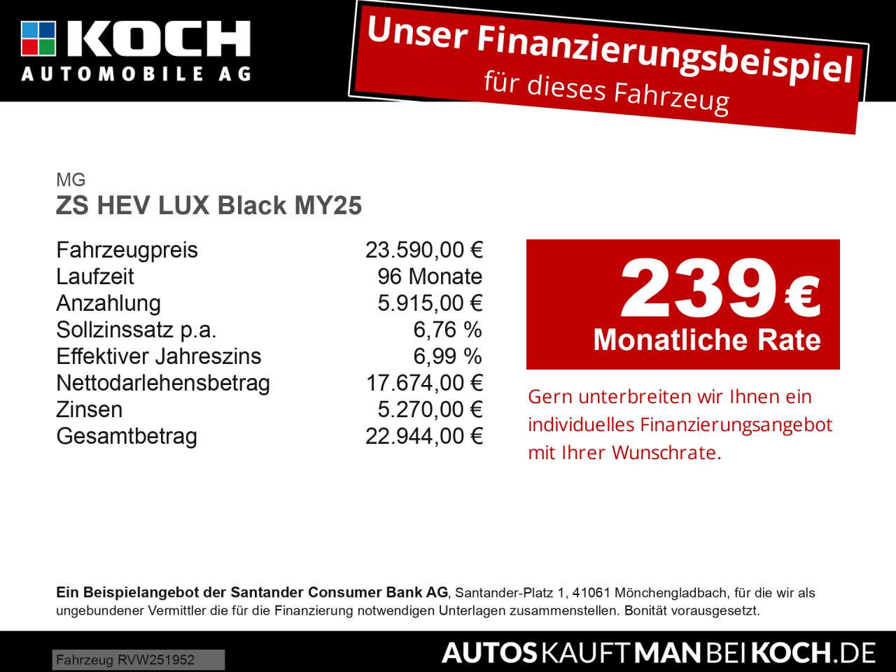 Fahrzeugbild eines MG ZS