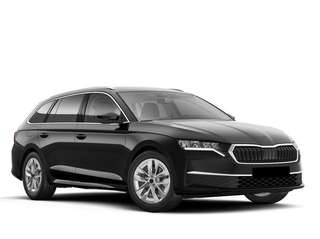 Schräge Frontansicht auf einen Skoda Octavia , freigestellt