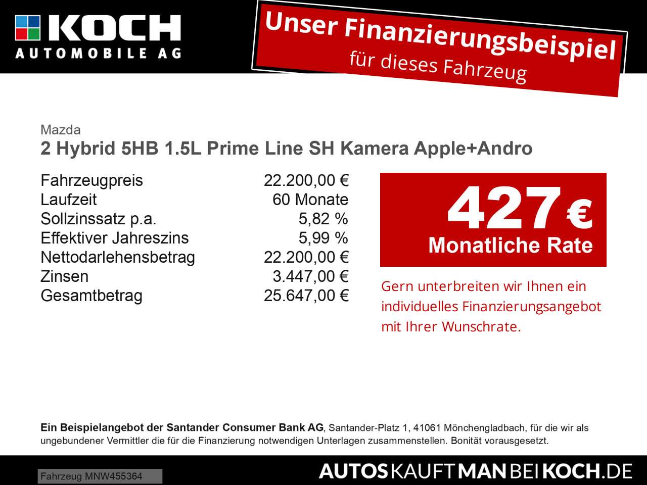 Fahrzeugbild eines Mazda Mazda2 Hybrid