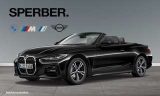 Schräge Frontansicht auf einen BMW 4er-Reihe , freigestellt