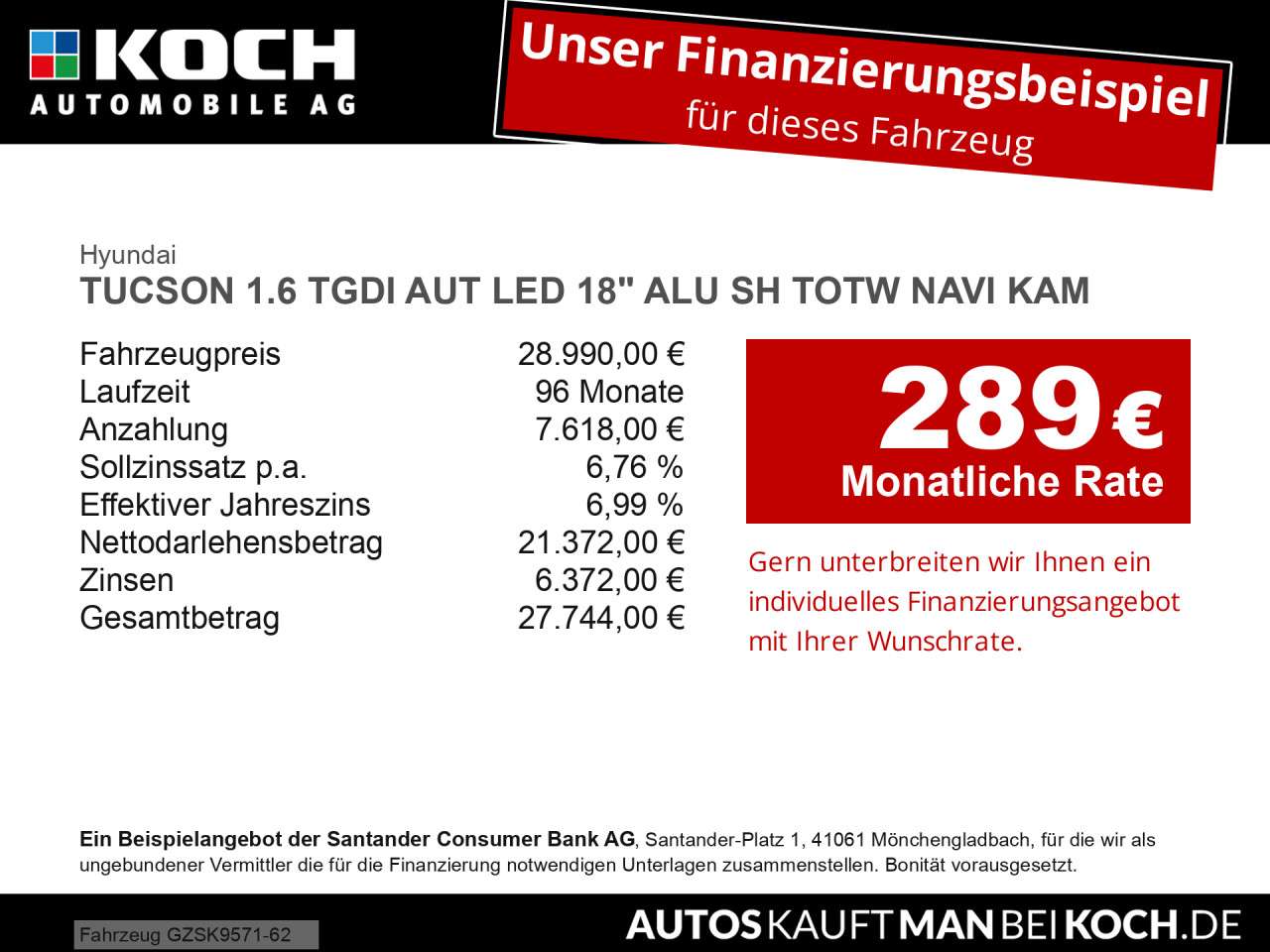 Fahrzeugbild eines Hyundai Tucson