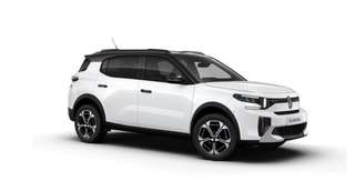 Schräge Frontansicht auf einen Citroën C3 Aircross , freigestellt