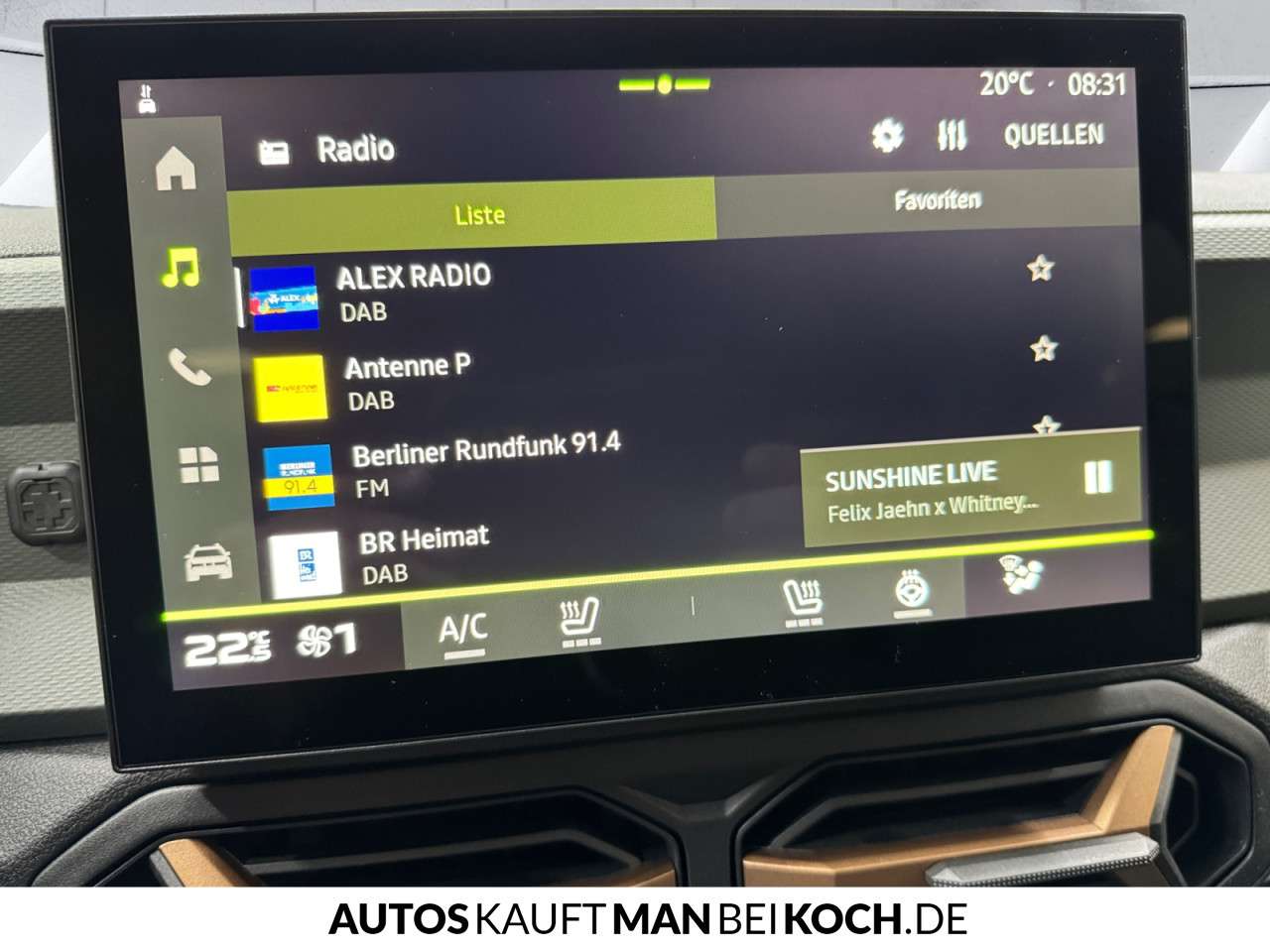 Fahrzeugbild eines Dacia Duster