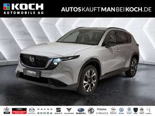 Schräge Frontansicht auf einen Mazda CX-5 , freigestellt