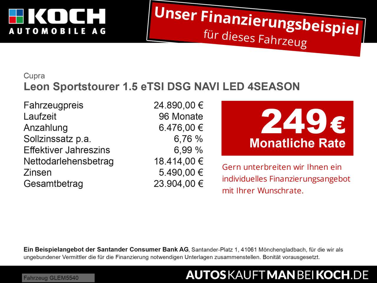 Fahrzeugbild eines CUPRA Leon