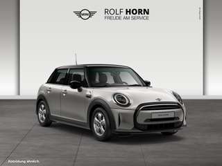Schräge Frontansicht auf einen MINI COOPER , freigestellt