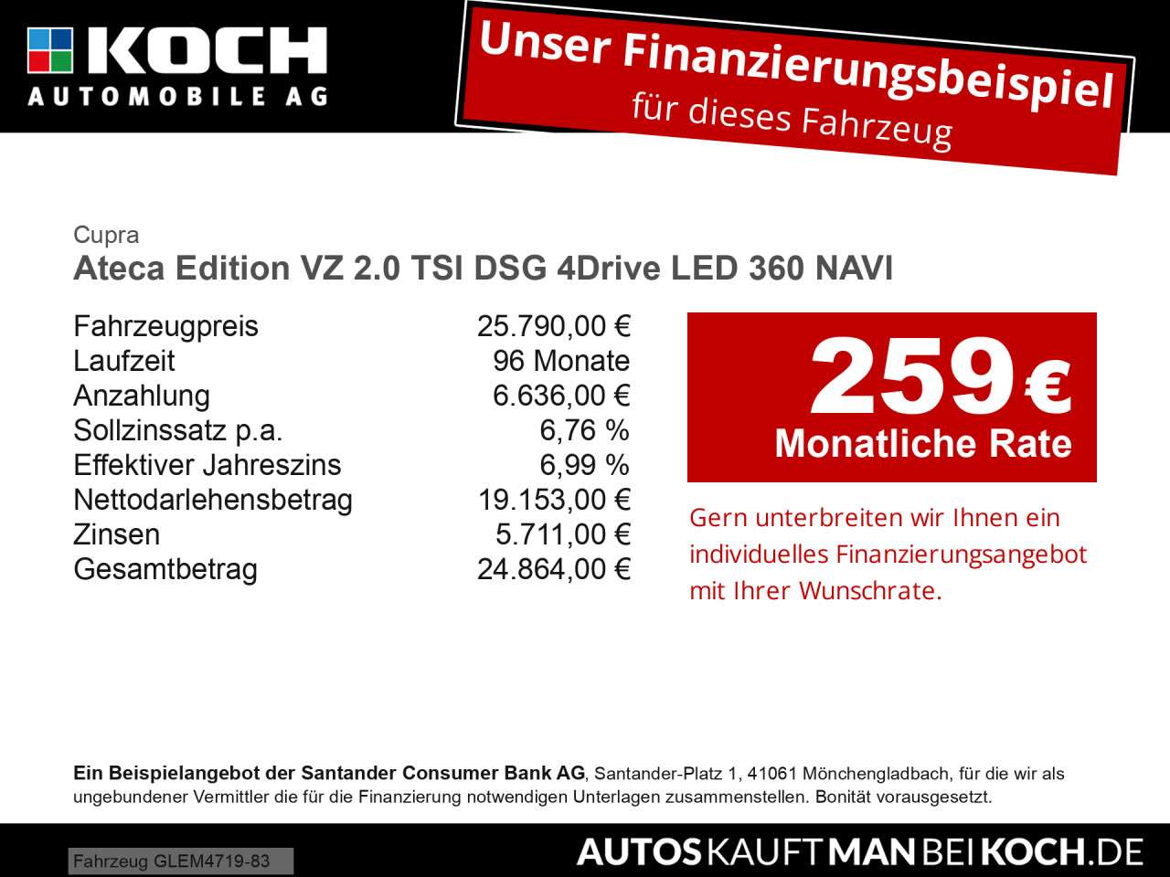 Fahrzeugbild eines CUPRA Ateca