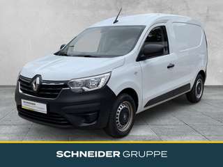 Schräge Frontansicht auf einen Renault Express , freigestellt