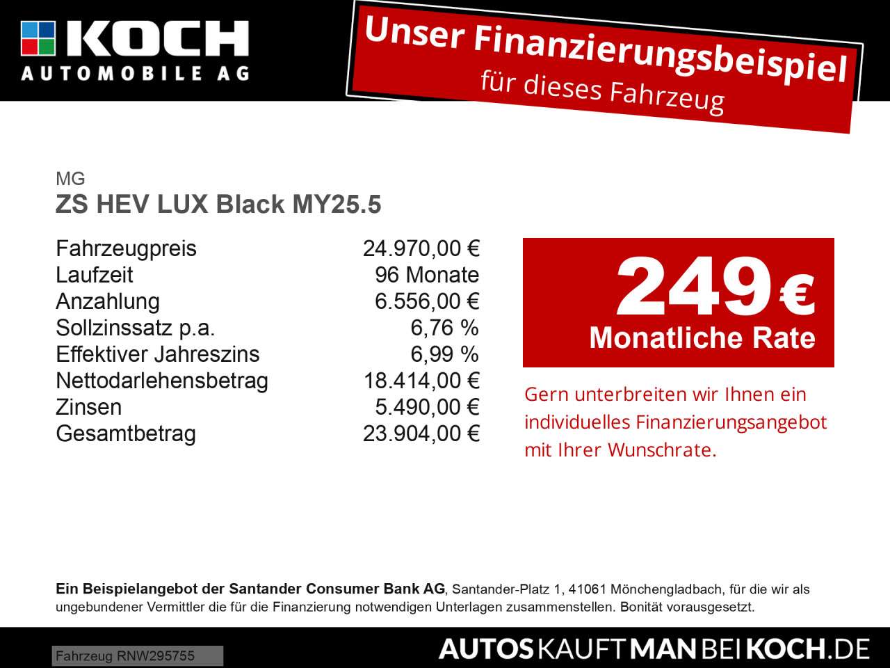 Fahrzeugbild eines MG ZS