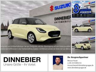 Schräge Frontansicht auf einen Suzuki Swift , freigestellt