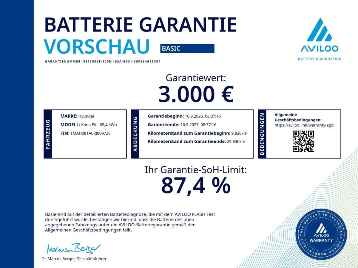 Fahrzeugbild eines Hyundai Kona Elektro