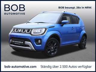 Schräge Frontansicht auf einen Suzuki Ignis , freigestellt