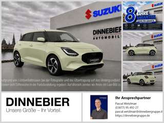 Schräge Frontansicht auf einen Suzuki Swift , freigestellt