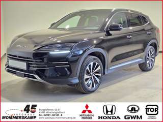 Schräge Frontansicht auf einen BYD Seal , freigestellt